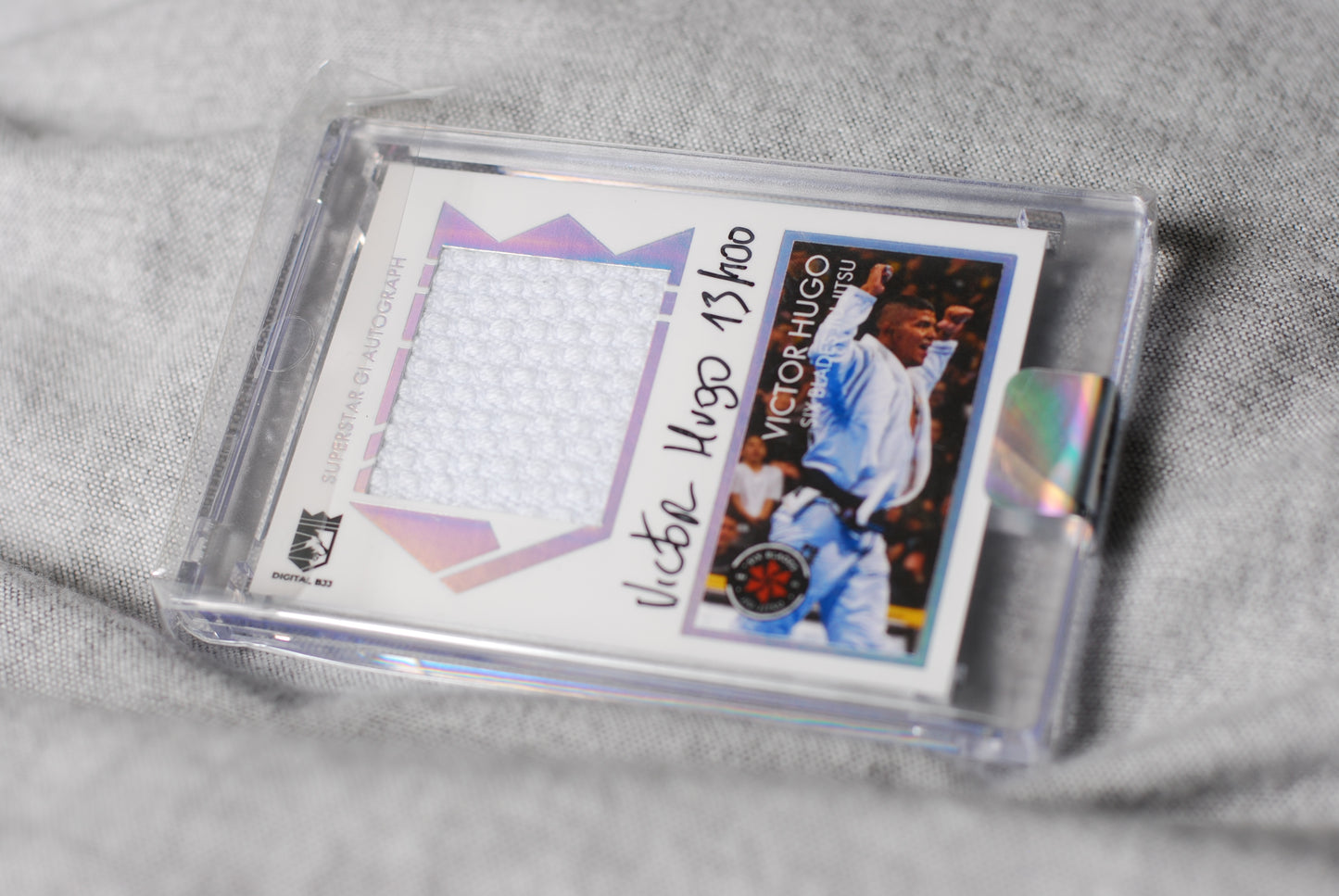 VICTOR HUGO 2023 SILVER HOLO FLOW SERIES GI AUTOGRAPH CARD