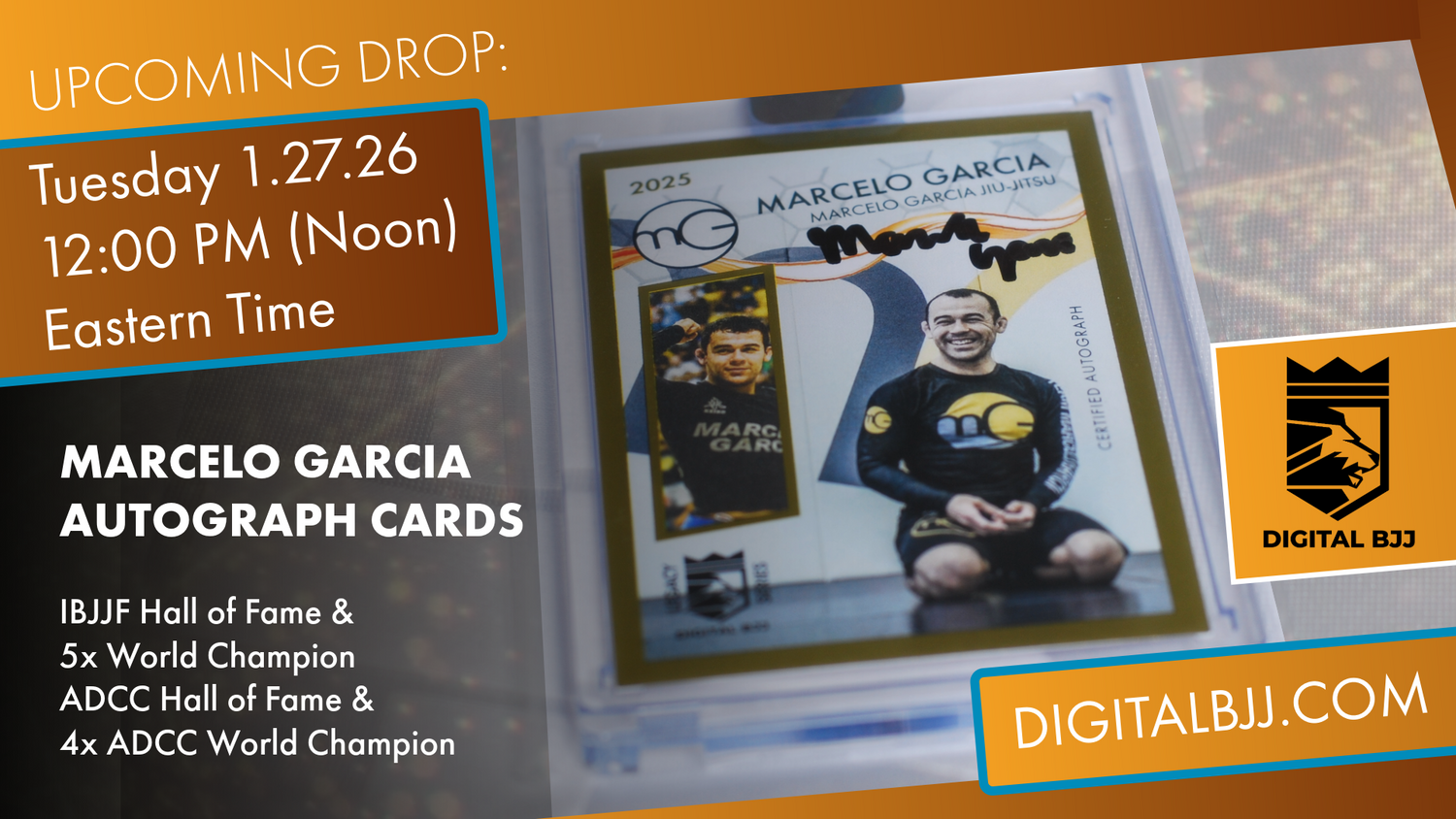 Officially Licensed Marcelo Garcia Autograph Cards